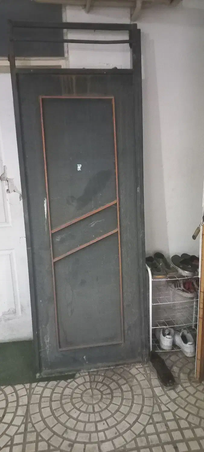 درب ۳ لایی آهنی ماشین رو عرض ۳ متری|مصالح و تجهیزات ساختمان|آستارا, |دیوار