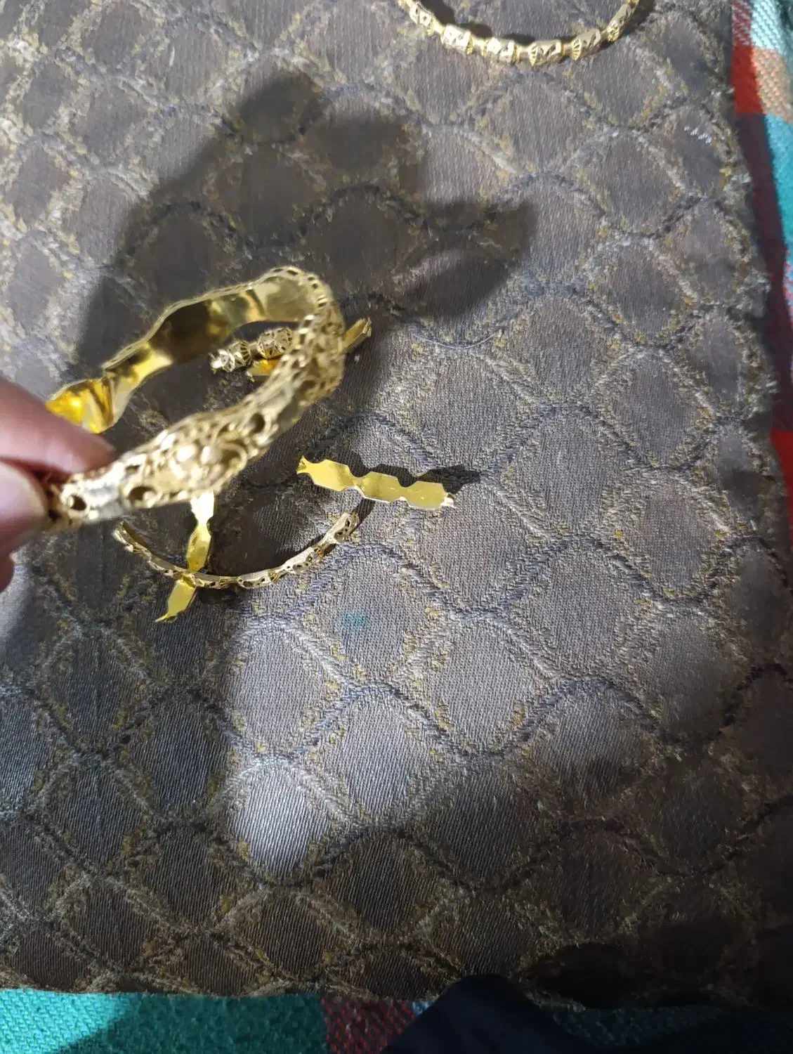 فروش طلای شکن حدود 45 گرم قیمت تابلو|جواهرات|شیراز, لشکری‎|دیوار