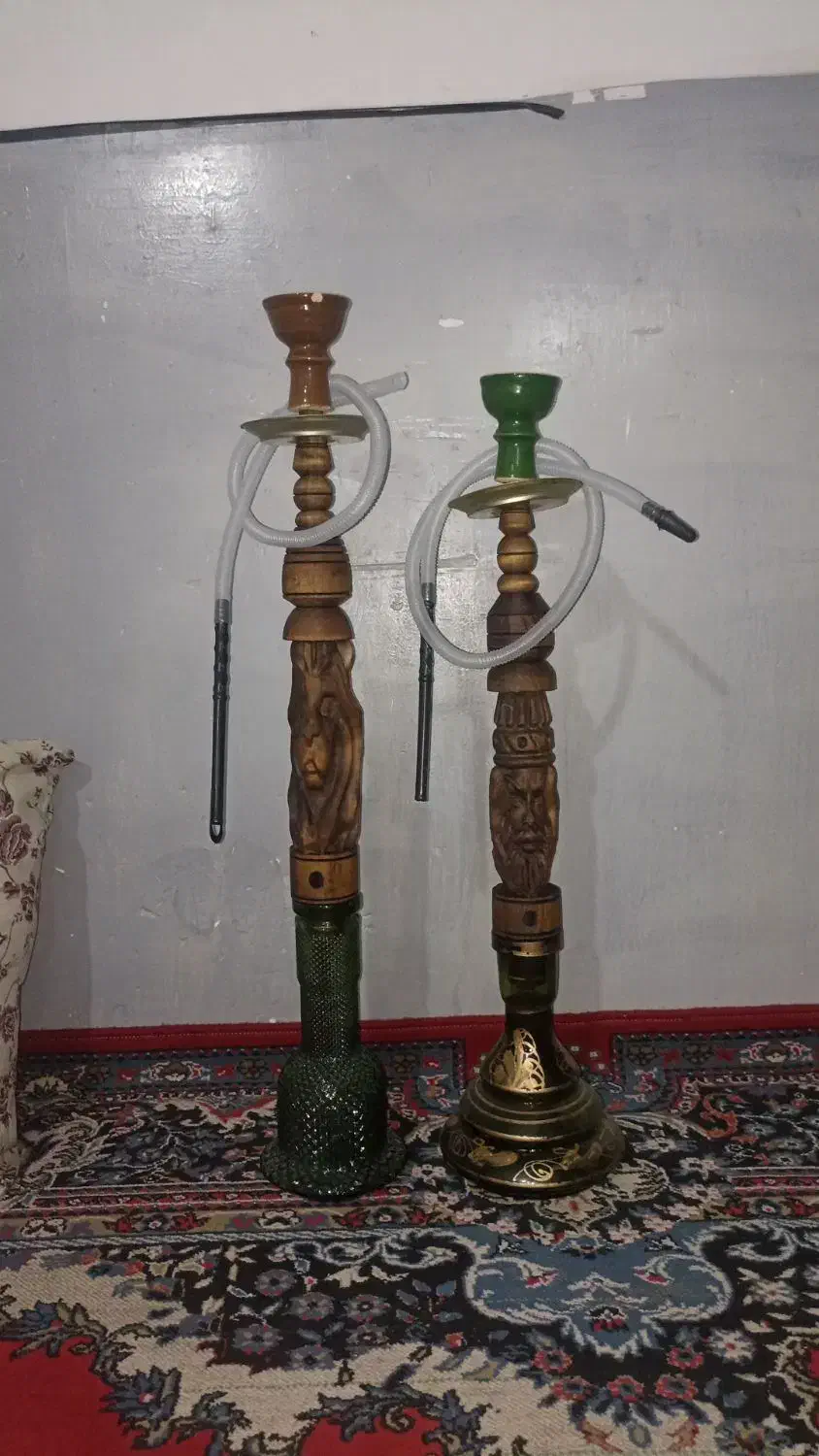 2 عدد قلیون  نو نو|صنایع دستی و سایر لوازم تزئینی|زابل, |دیوار