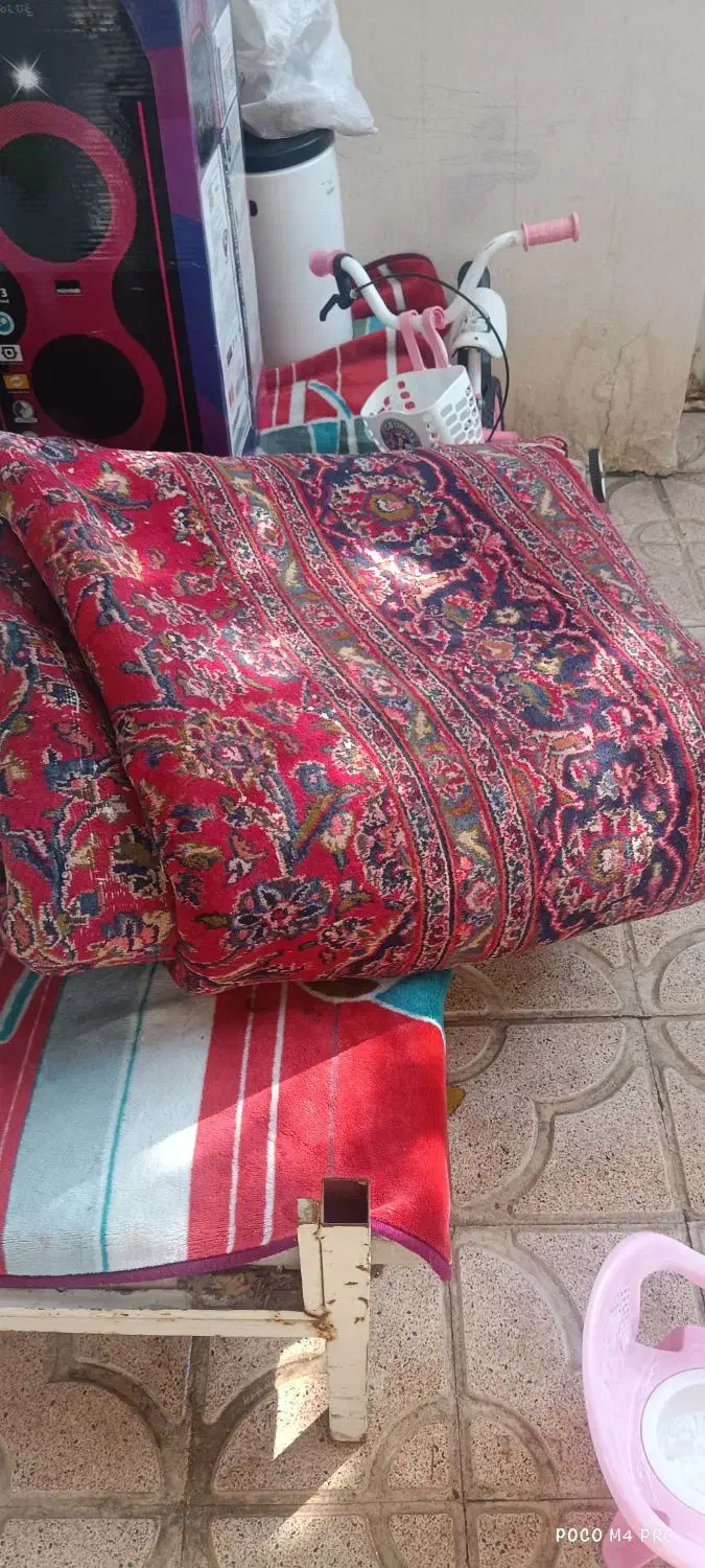 فرش 12 متری کهنه طبیعی|فرش|اردبیل, |دیوار