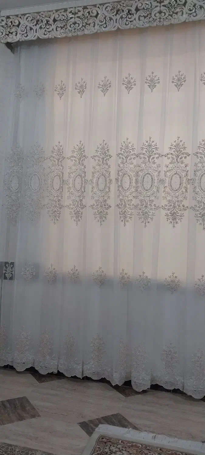 پرده پذیرایی سالم و شیک|پرده، رانر، رومیزی|قزوین, |دیوار