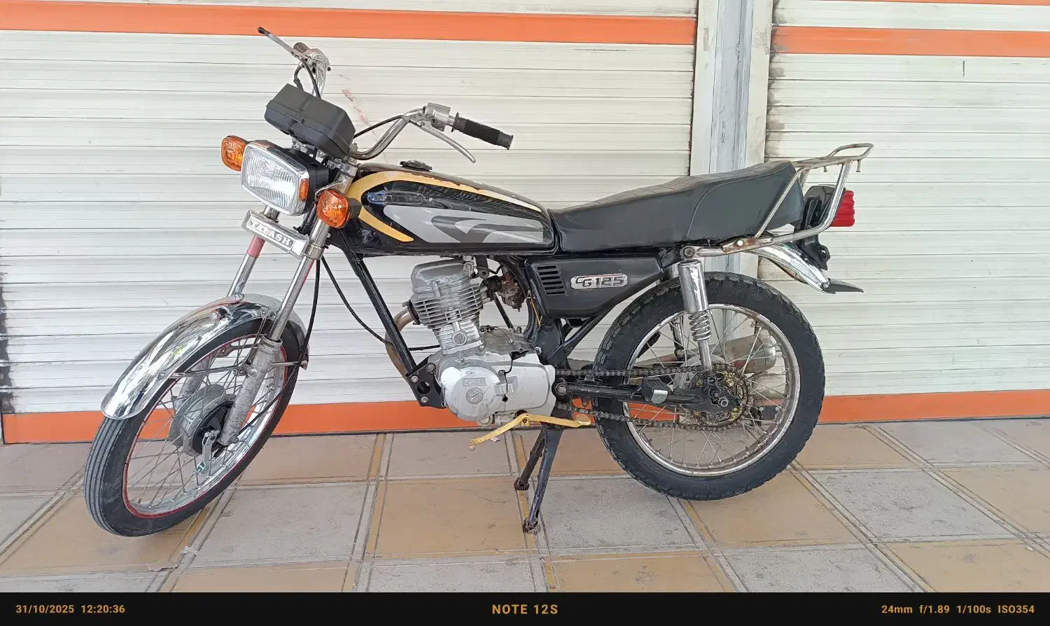 موتور 125پوسه روغنی|موتورسیکلت|جوانرود, |دیوار