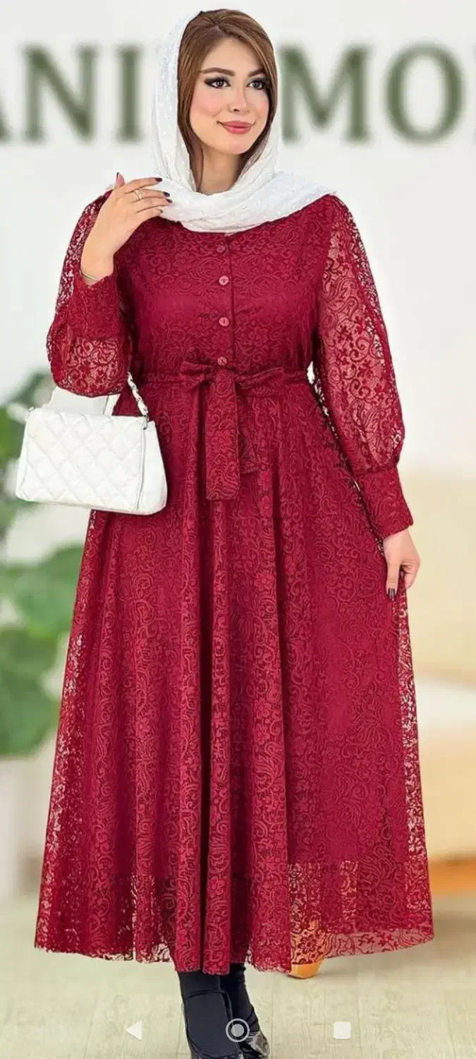 پیراهن گیپور یلدایی|لباس|ابهر, |دیوار