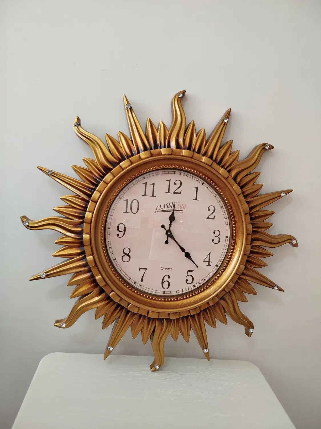 ساعت طرح خورشیدی|ساعت دیواری و تزئینی|مهاباد (آذربایجان غربی), |دیوار