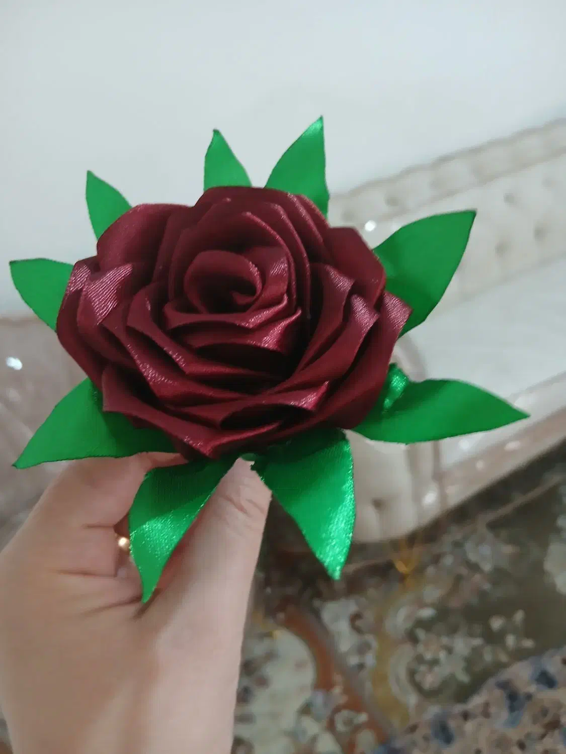 گل افتابگردون سایز بزرگ وکوچک گل رز وپر|گل مصنوعی|قدس, شهر‌قدس|دیوار