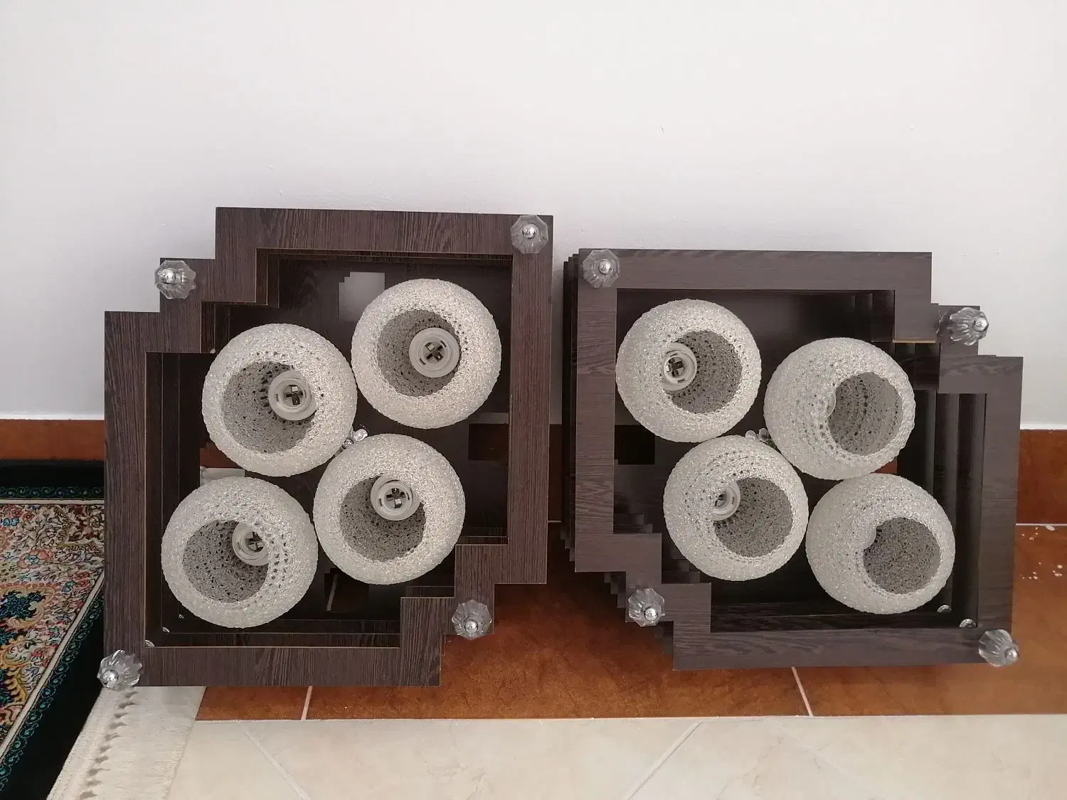 لوستر چوبی|لوستر و چراغ آویز|شیراز, شهرک سراج‎|دیوار