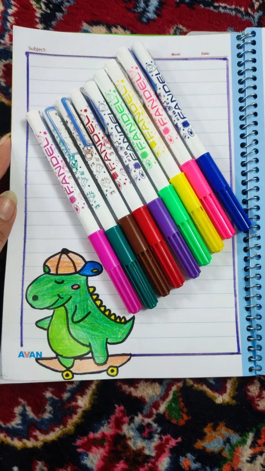 طراحی دفتر مشق، املا و ریاضی|لوازم التحریر|مشهد, دانشجو|دیوار