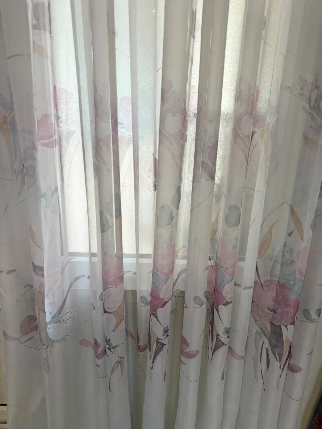 پرده حریر بنفش|پرده، رانر، رومیزی|کرج, گوهردشت|دیوار