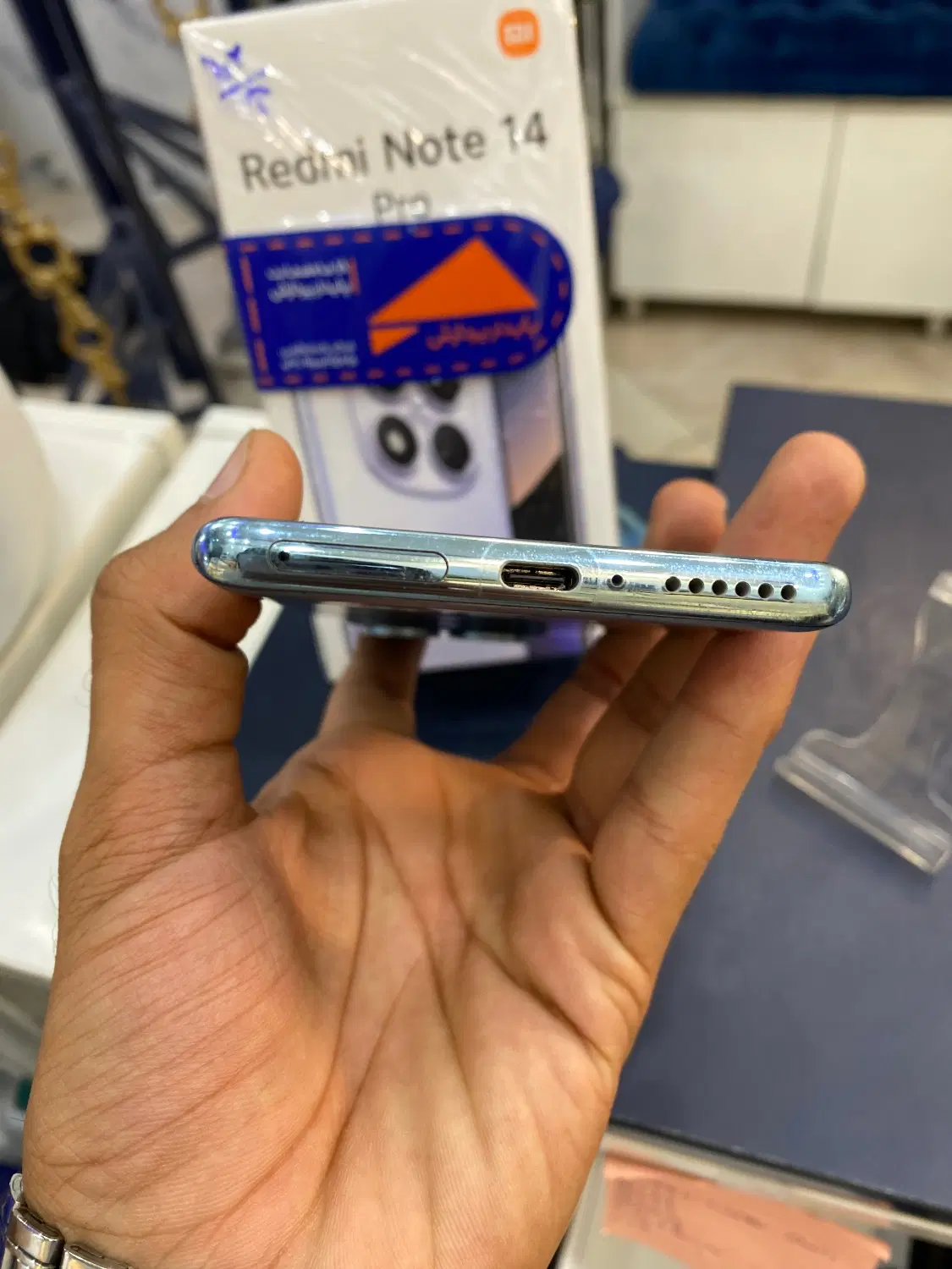 یک دستگاه xiaomi note 14 pro ابی|موبایل|کرج, گوهردشت|دیوار