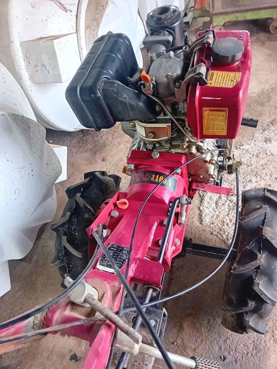 تیلر 7 اسب استارتی دیزلی WEMA|ماشین‌آلات صنعتی|گیلوان, |دیوار