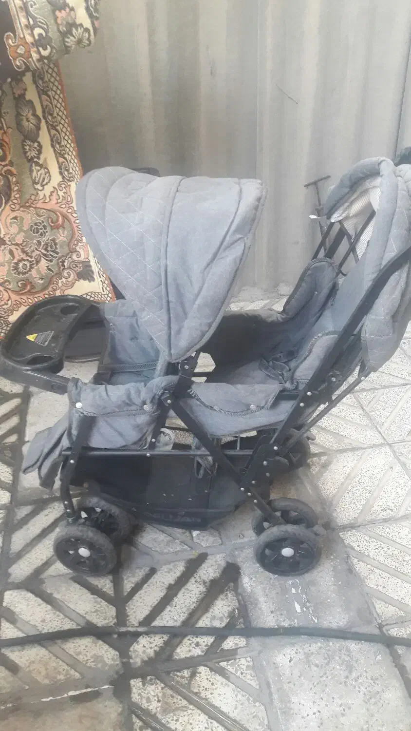 کالکسه دوقلو|کالسکه و لوازم جانبی|باقرشهر, |دیوار