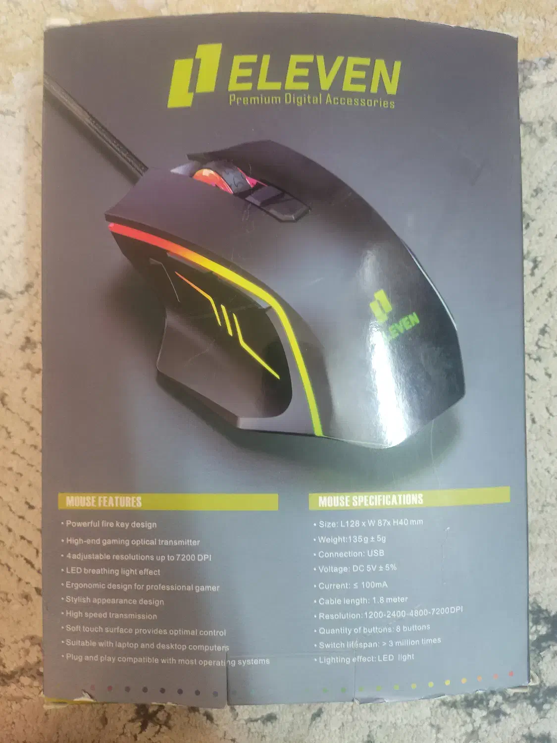 موس eleven در حد نو|قطعات و لوازم جانبی رایانه|شیراز, سینما سعدی|دیوار