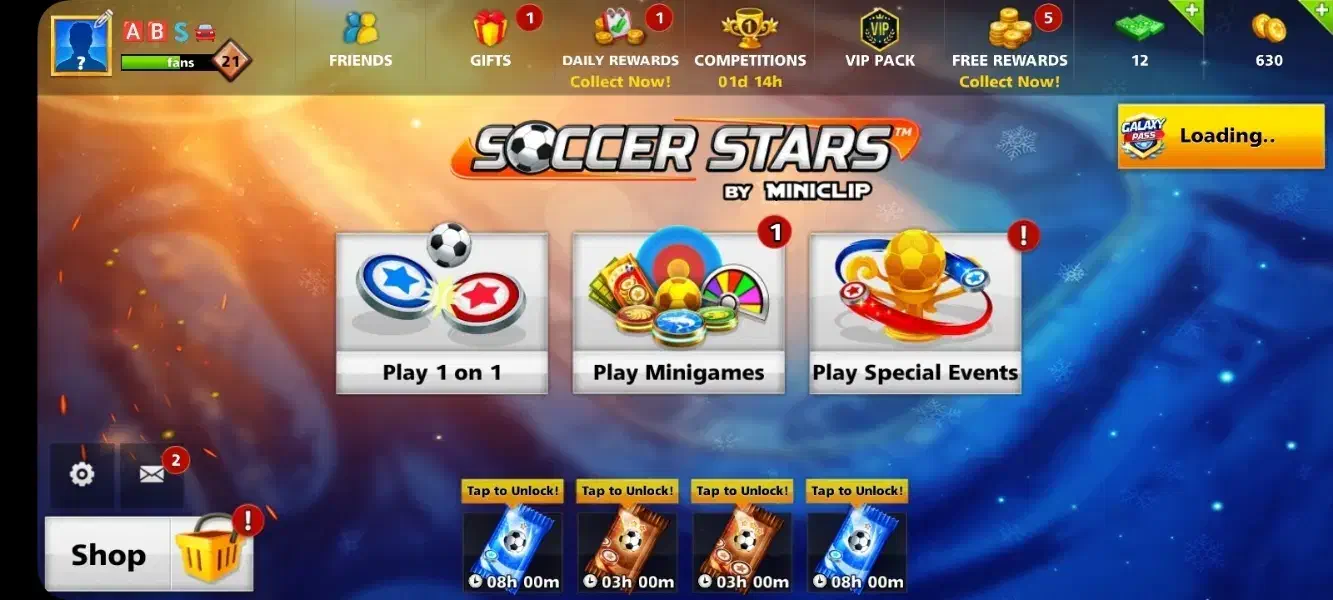 اکانت ساکر استارز طرحدار|کنسول، بازی ویدئویی و آنلاین|جلگه چاه هاشم, |دیوار