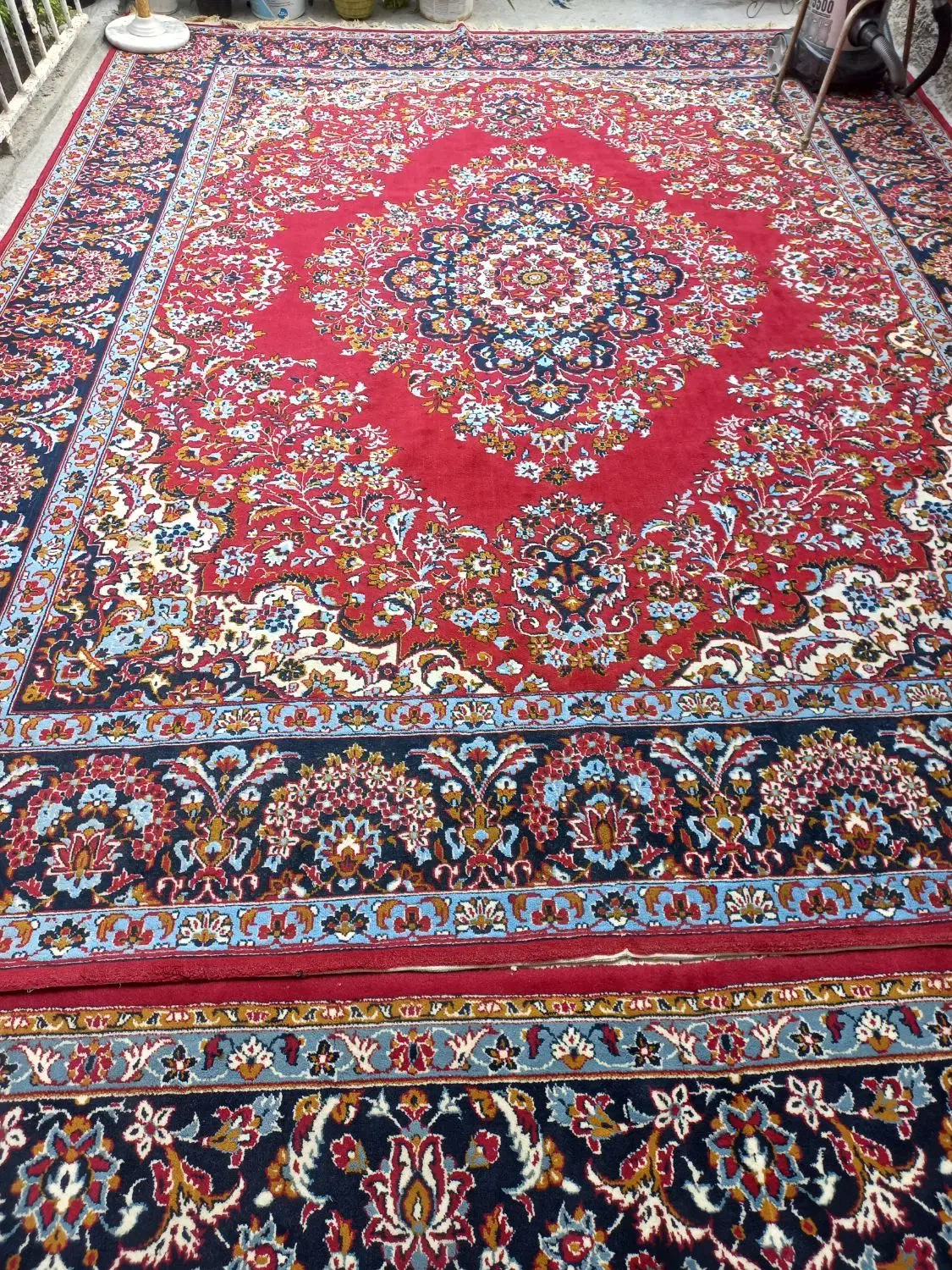 فرش ۱۲ متری ،تازه شسته زیر قیمت|فرش|ساری, |دیوار