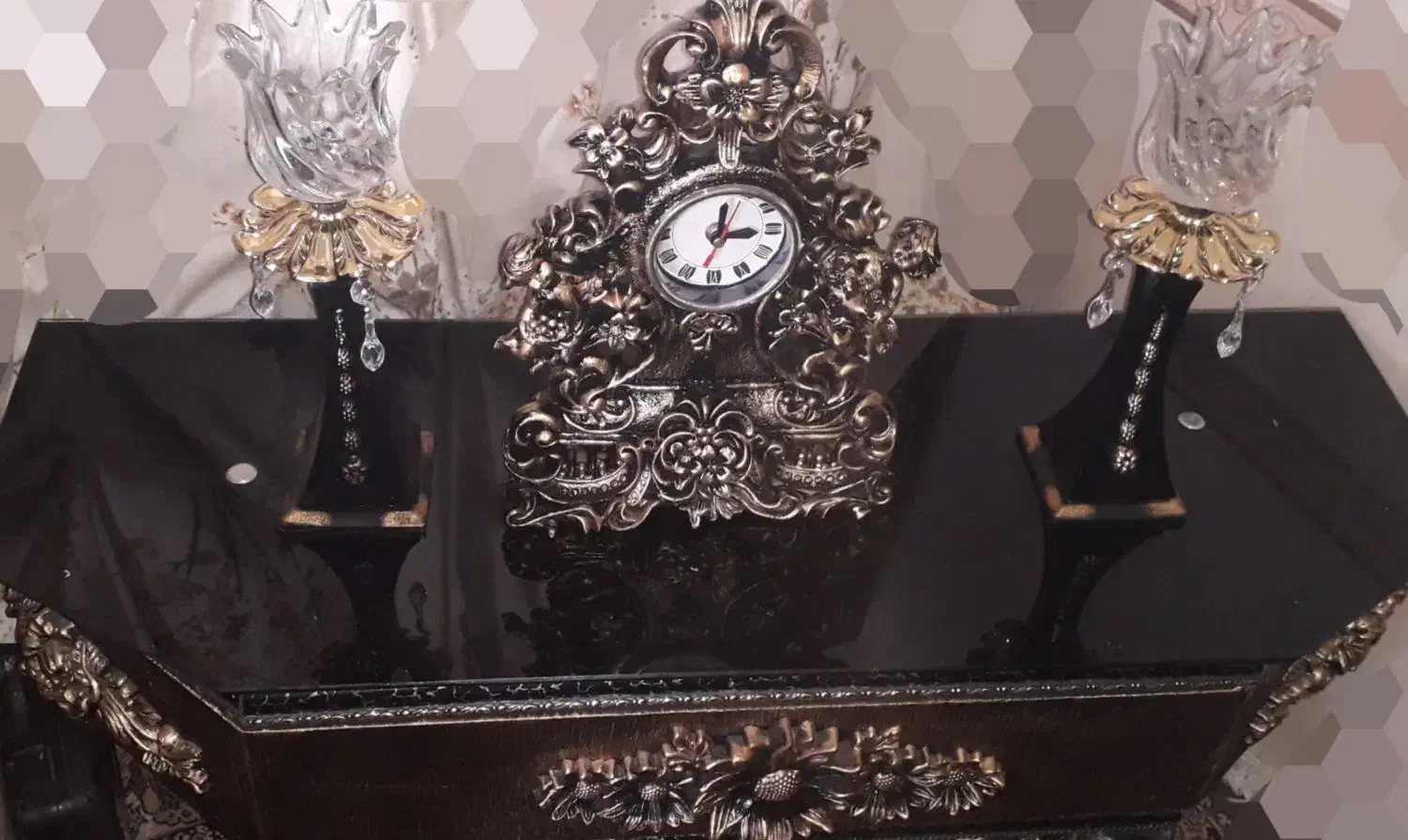 فروش آیینه و شمعدان|بوفه، ویترین، کنسول|جهرم, |دیوار