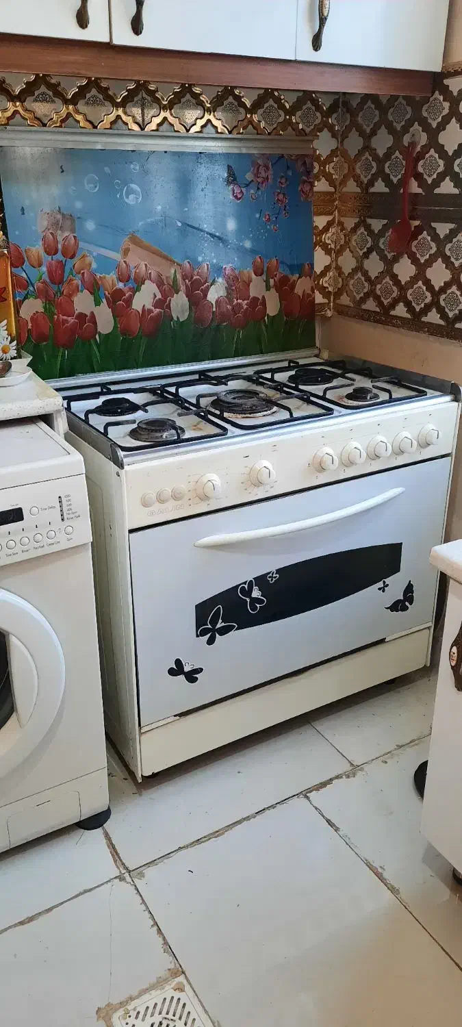 اجاق گاز ۵ شعله فردار|اجاق گاز و لوازم برقی پخت‌وپز|مشهد, نوید|دیوار