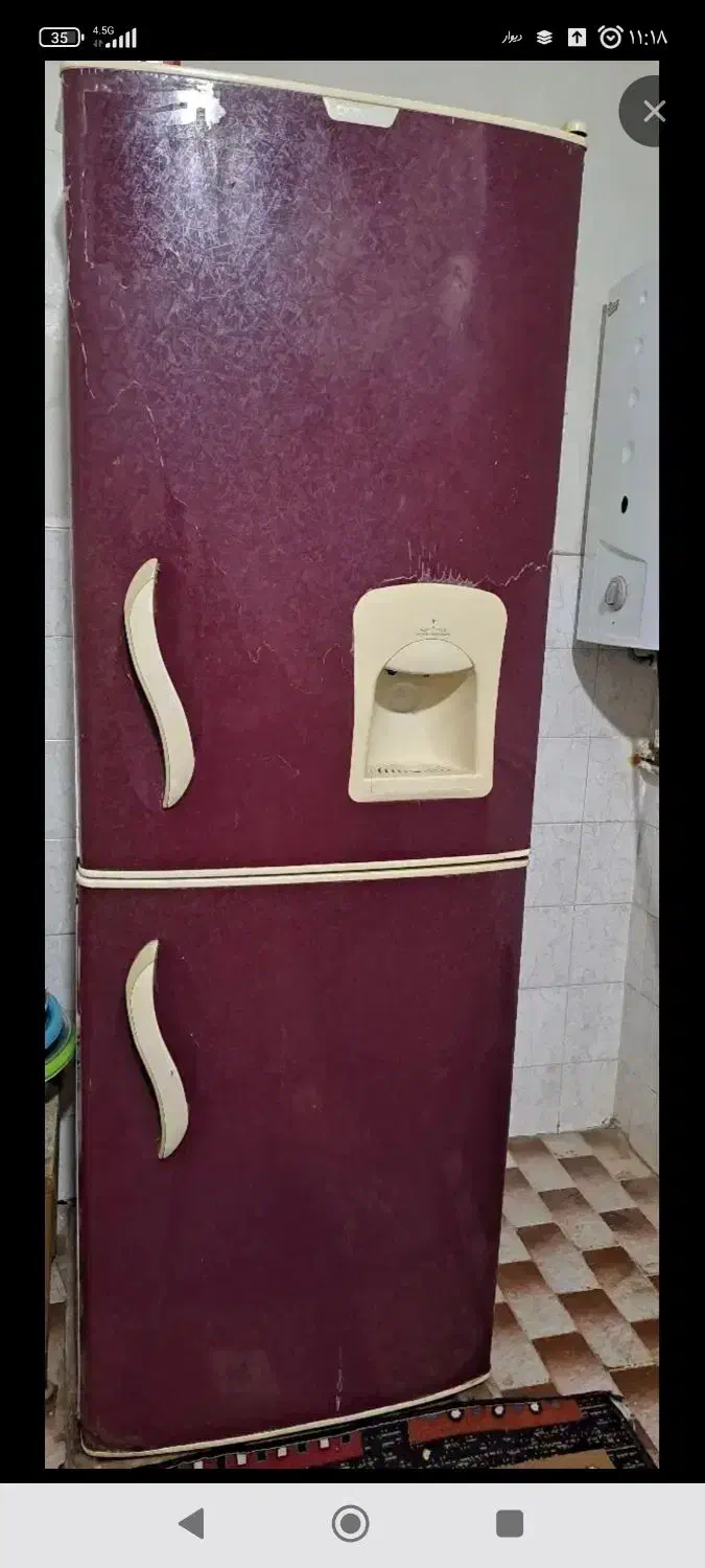 یخچال فریزر|یخچال و فریزر|تفتان, |دیوار