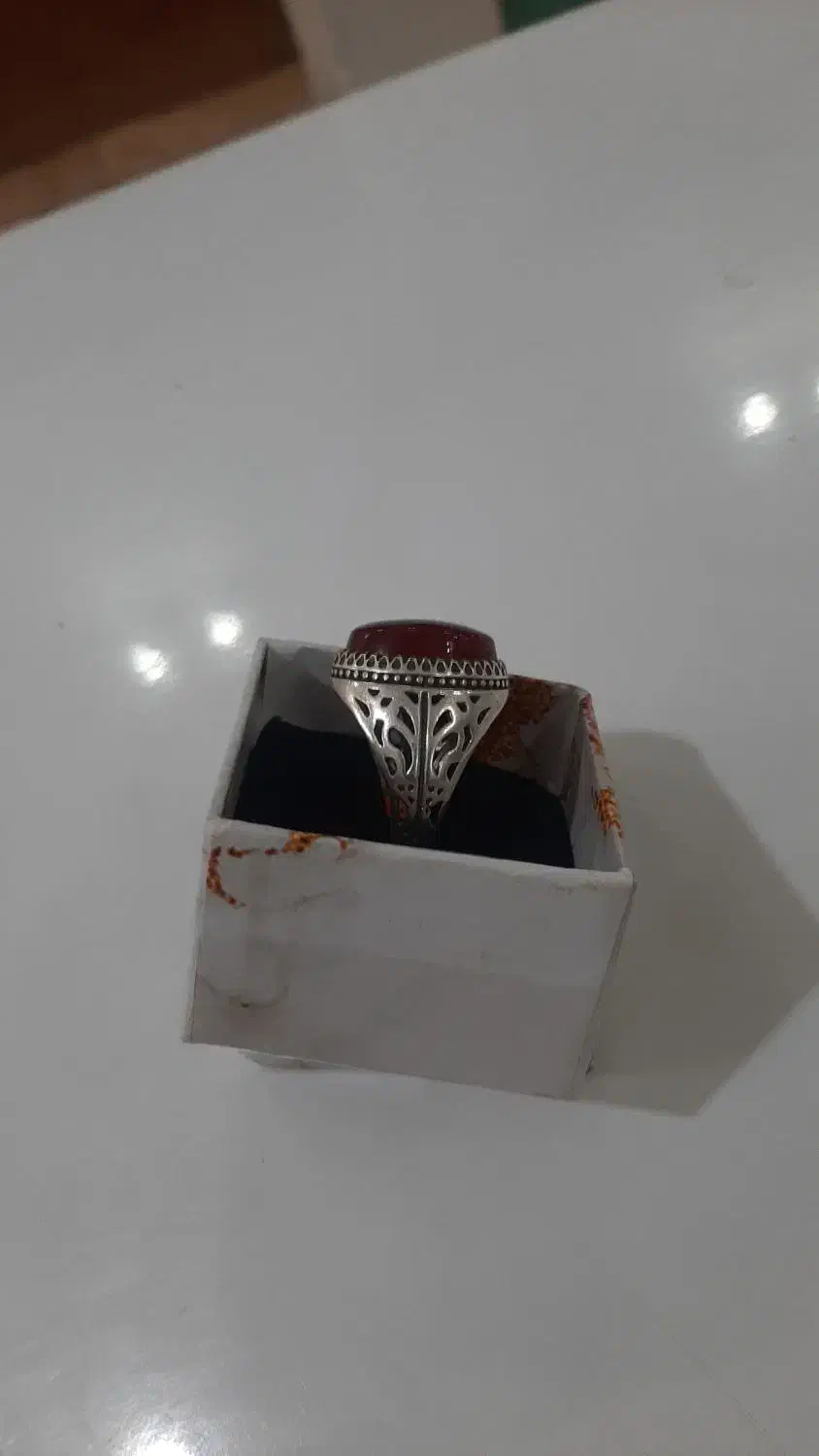 انگشتر نقره ۹۲۵ عقیق یمنی|جواهرات|شیراز, ملاصدرا|دیوار