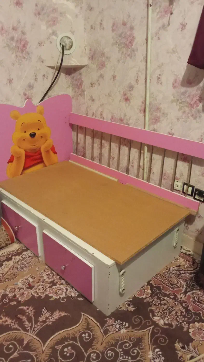 تخت خواب بچه|تخت و سرویس خواب|نیشابور, ناسیونال|دیوار