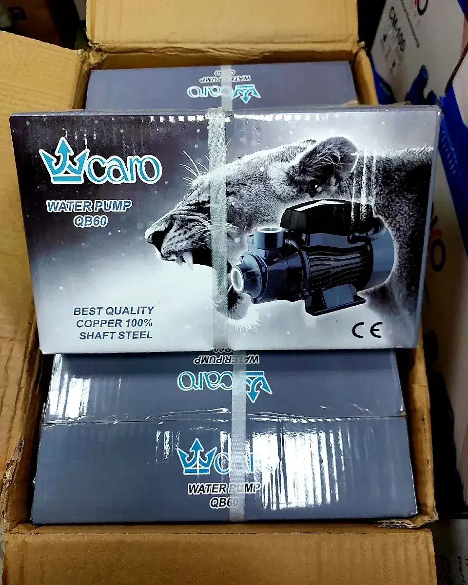 پمپ آب ۱۰۰%مس پروانه برنجی نیم اسب کارو مدل QB60|مصالح و تجهیزات ساختمان|مشهد, نوید|دیوار