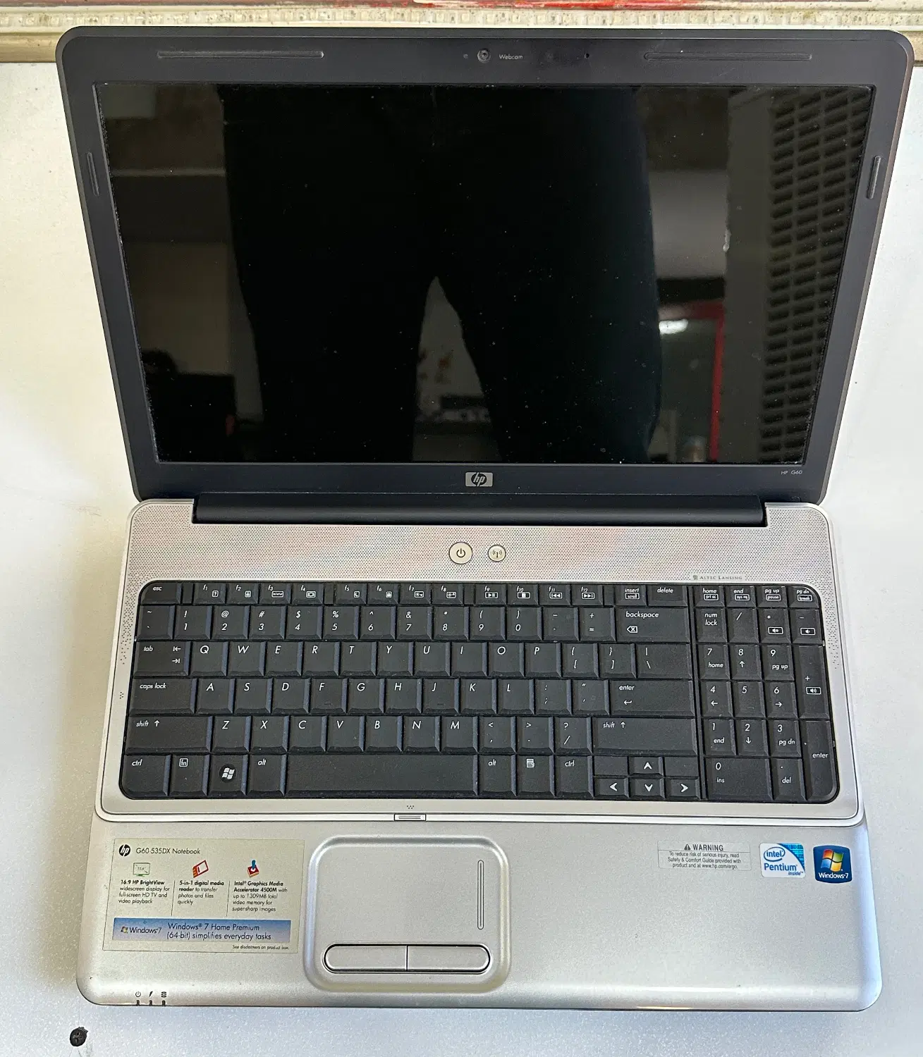 لبتاب HP G60|رایانه همراه|تهران, شهران شمالی|دیوار