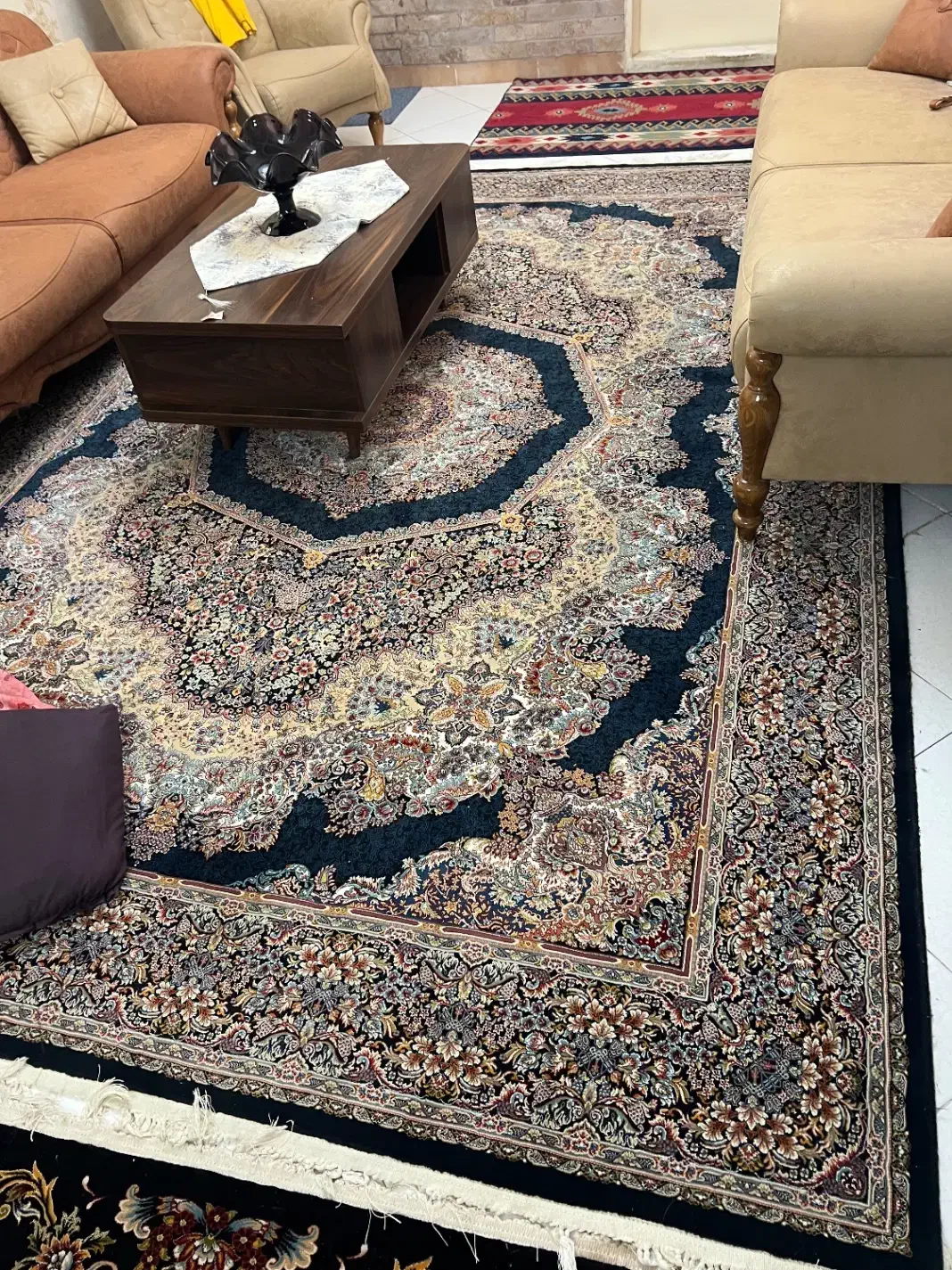 ۲عدد فرش ۹متری و ۱۲متری (۱۲۰۰)شانه تراکم ۳۶۰هزار|فرش|کرج, کوی بعثت|دیوار