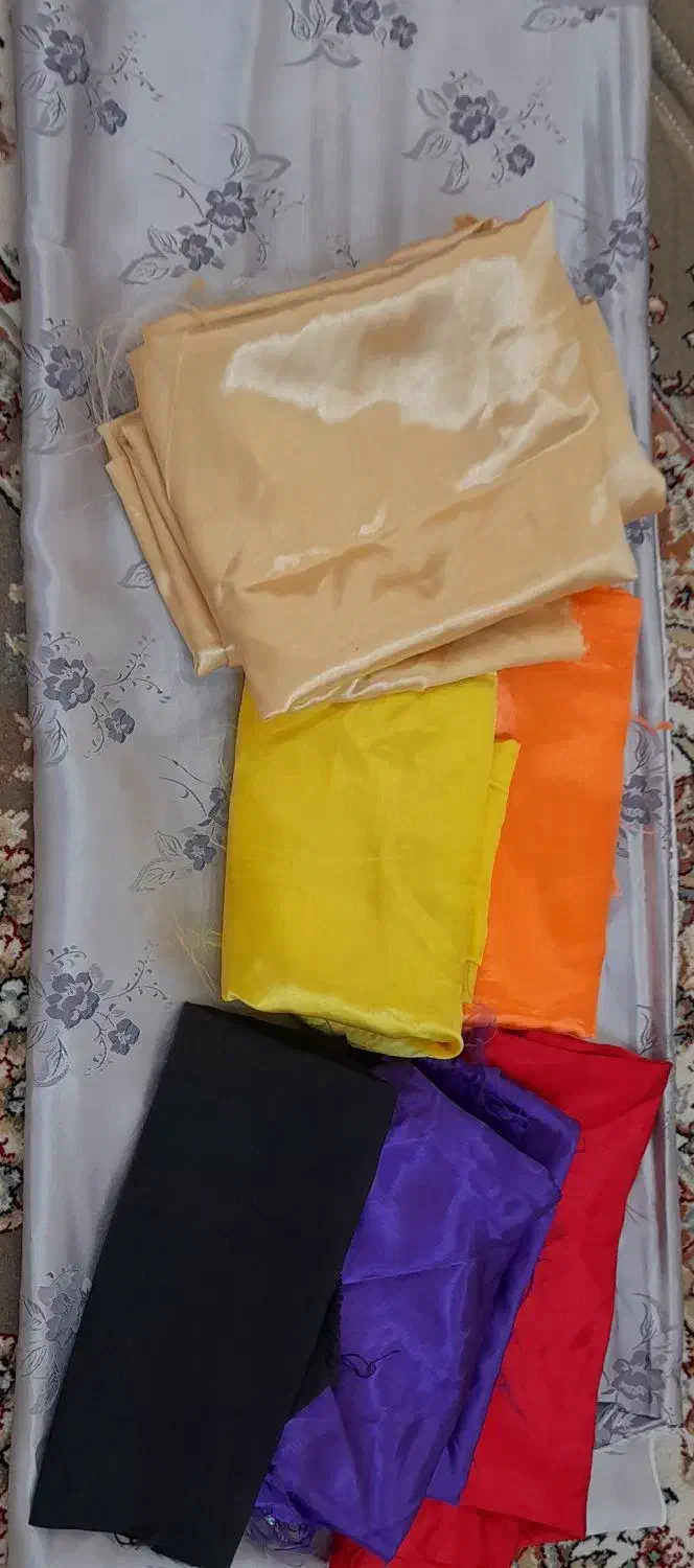 پارچه های ساتن|لوازم خیاطی و بافتنی|آمل, |دیوار