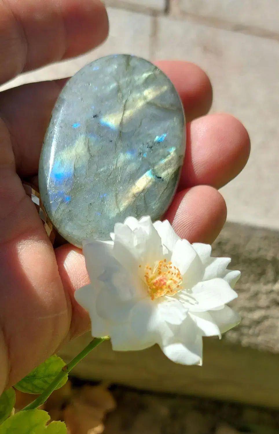 نگین زیبای لابرادوریت درشت و زیبا و پرتلالو|جواهرات|آبادان, |دیوار