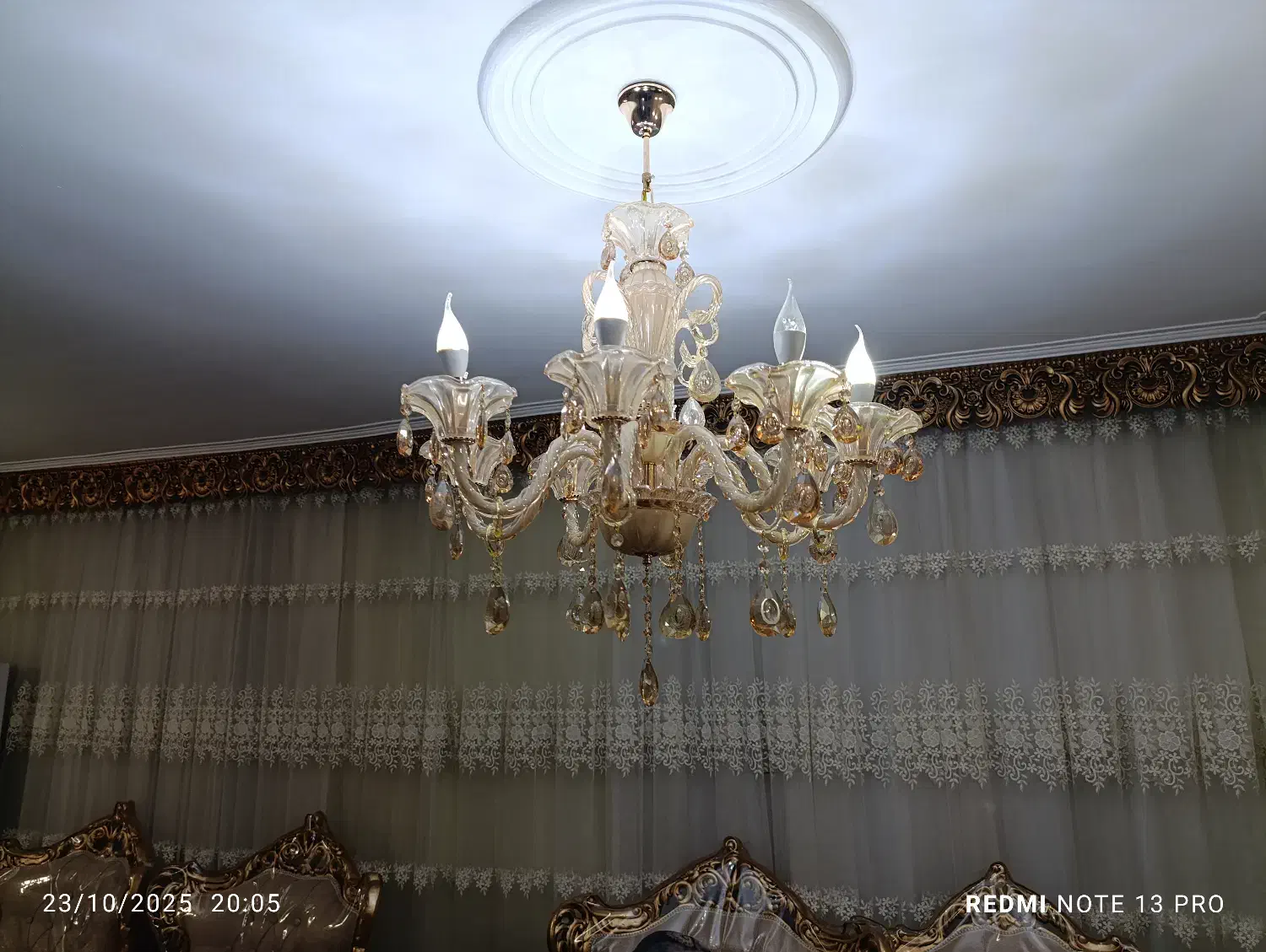 لوستر|لوستر و چراغ آویز|قزوین, |دیوار