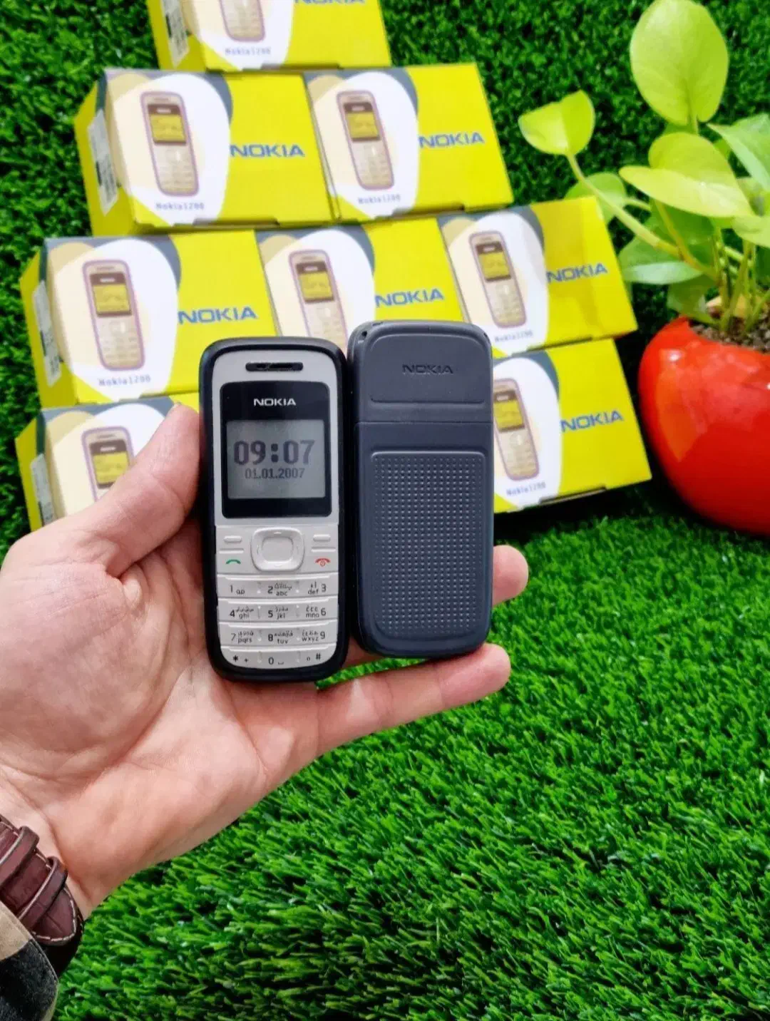 نوکبا آکبند تک سیم قدیمی با مخاطب شکلک فقط 1150t|موبایل|خوی, |دیوار