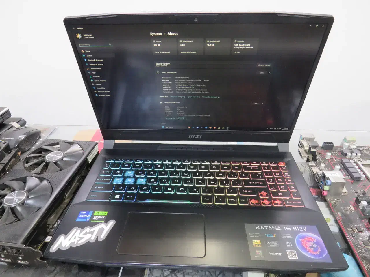 لپ تاپ گیمینگ  i7 RTX 4050|رایانه همراه|آمل, |دیوار