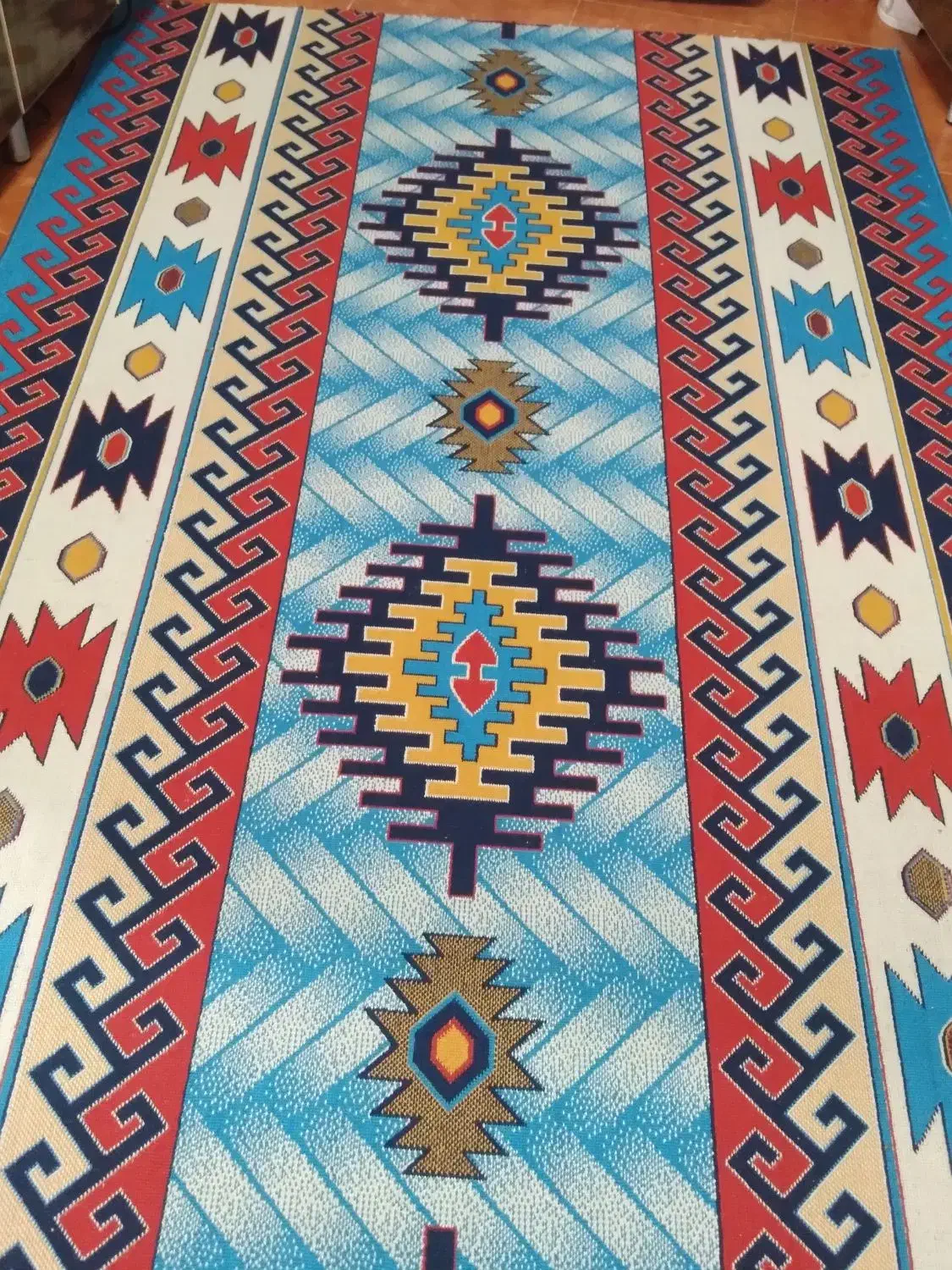 گلیم فرش درحد نو از ۶متر هم بزرگتره|گلیم، جاجیم، گبه|آستانه اشرفیه, |دیوار