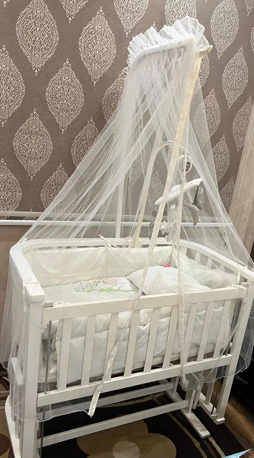 تخت گهواره کنارمادر|تخت و صندلی بچه|محمدیه-قزوین, |دیوار