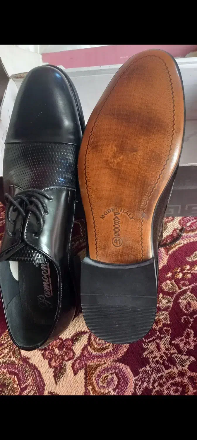 کفش چرم آکسفورد مردانه نو ایتالیایی سایز ۴۱|کیف، کفش، کمربند|فولادشهر, فولادشهر|دیوار