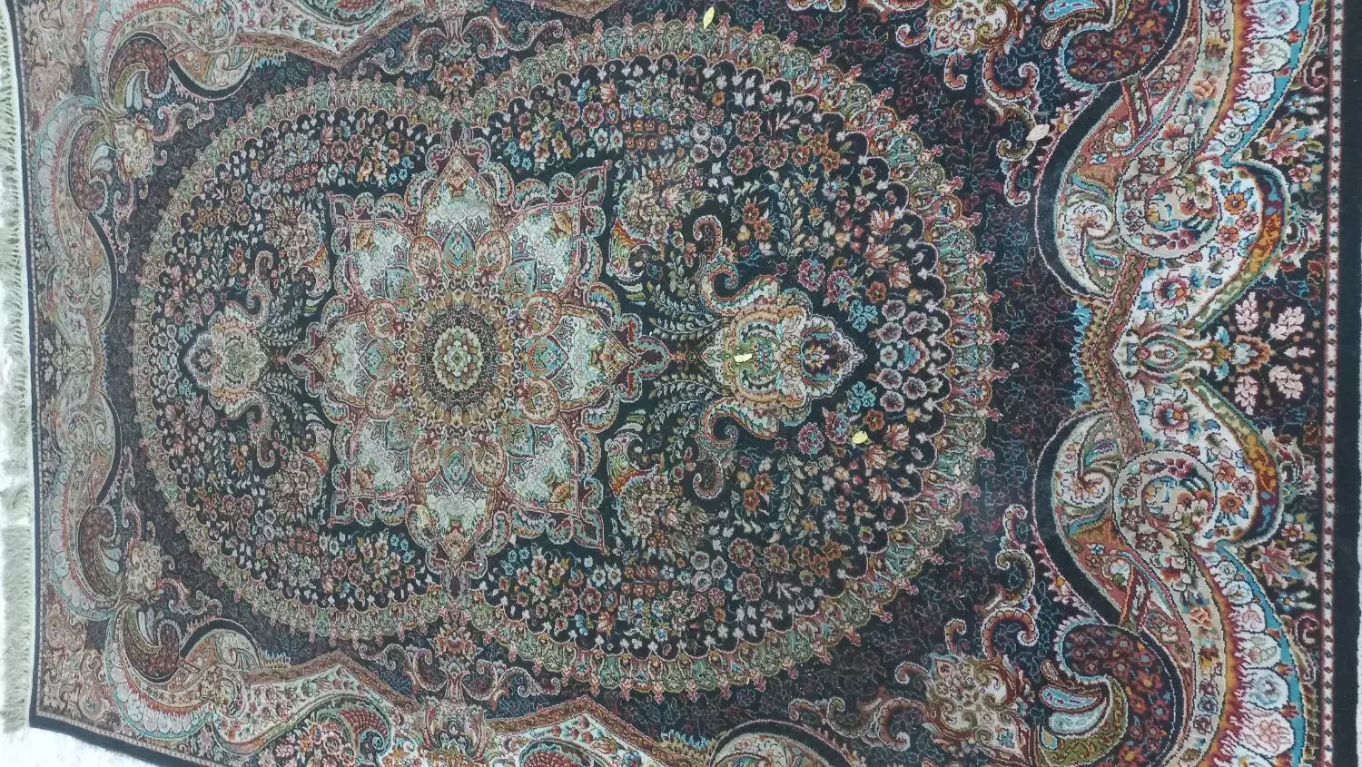 ۱تخته کناره۱ونیم متری نخ اصل اکرولیک|فرش|تهران, سجاد|دیوار