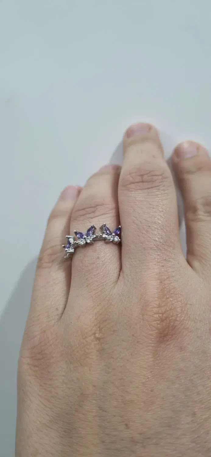 انگشتر نقره رنگ ثابت|بدلیجات|رامسر, |دیوار