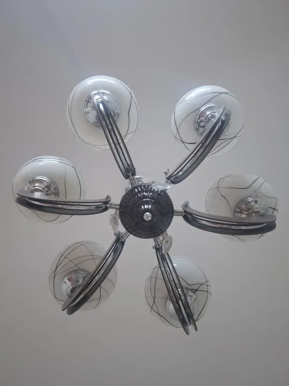 لوستر شش شاخه|لوستر و چراغ آویز|کرج, شاهینویلا|دیوار