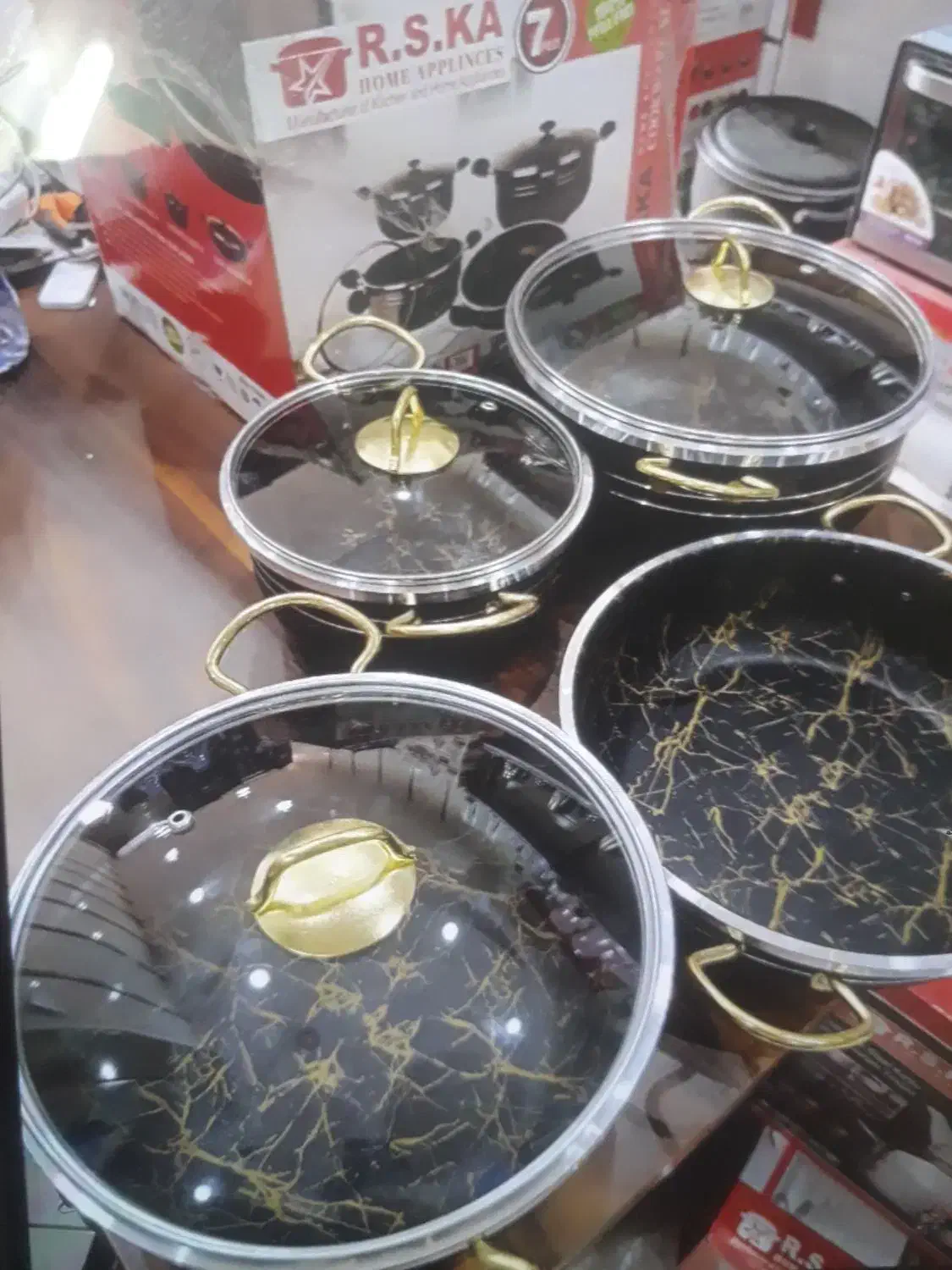 قابلمه چدن گرانت ۷پارچه|ظروف پختوپز|کاشان, فاز ۲ ناجی آباد|دیوار