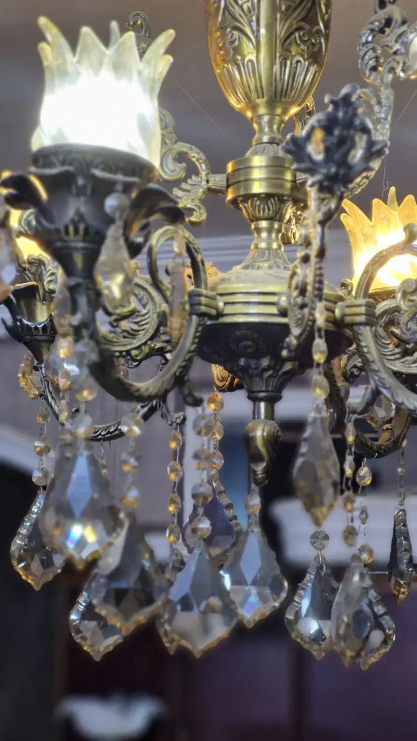 لوستر ۴شاخه|لوستر و چراغ آویز|مشهد, فرهنگیان (شهرک غرب)|دیوار