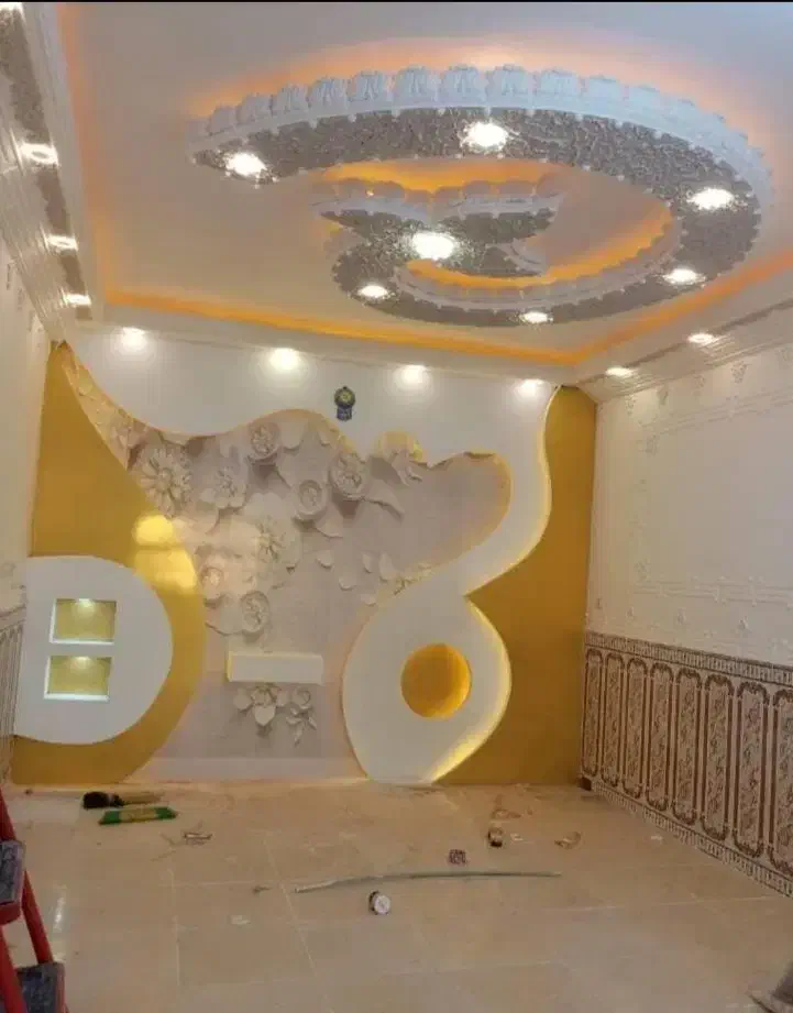 نصاب و نصب کاغذ دیواری ماربل شیت ترموال|خدمات پیشه و مهارت|خرمآباد, |دیوار