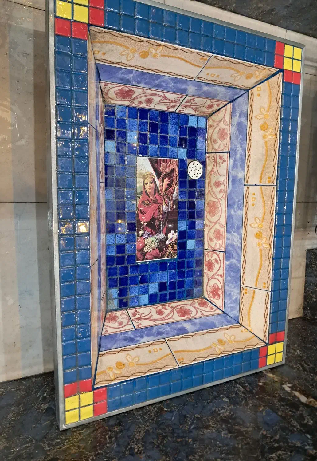 حوض ماهی سرامیکی در حد نو|صنایع دستی و سایر لوازم تزئینی|فسا, |دیوار