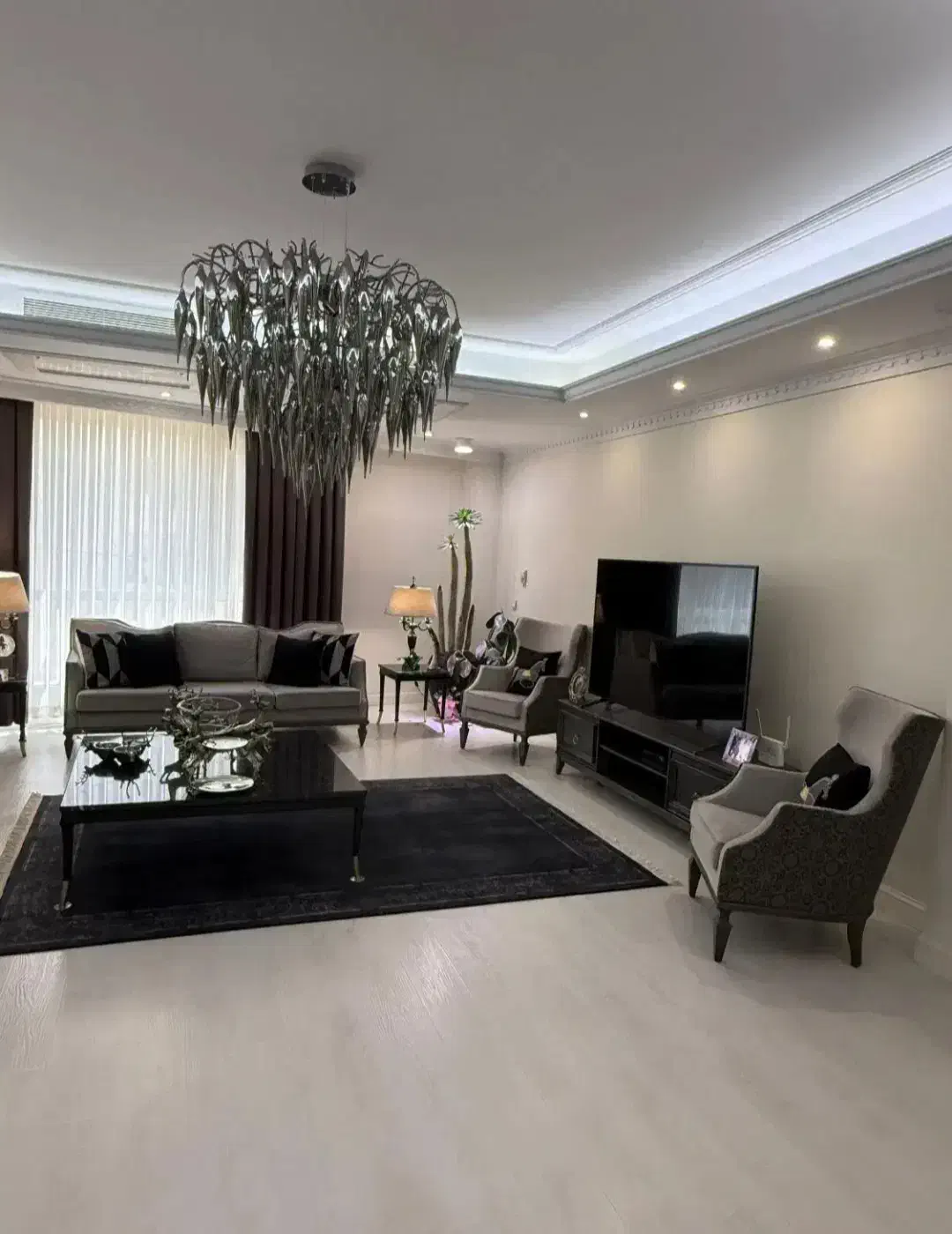 اجاره آپارتمان ۱۵۰ متر۳ خواب+بالای کاج/فول بازسازی