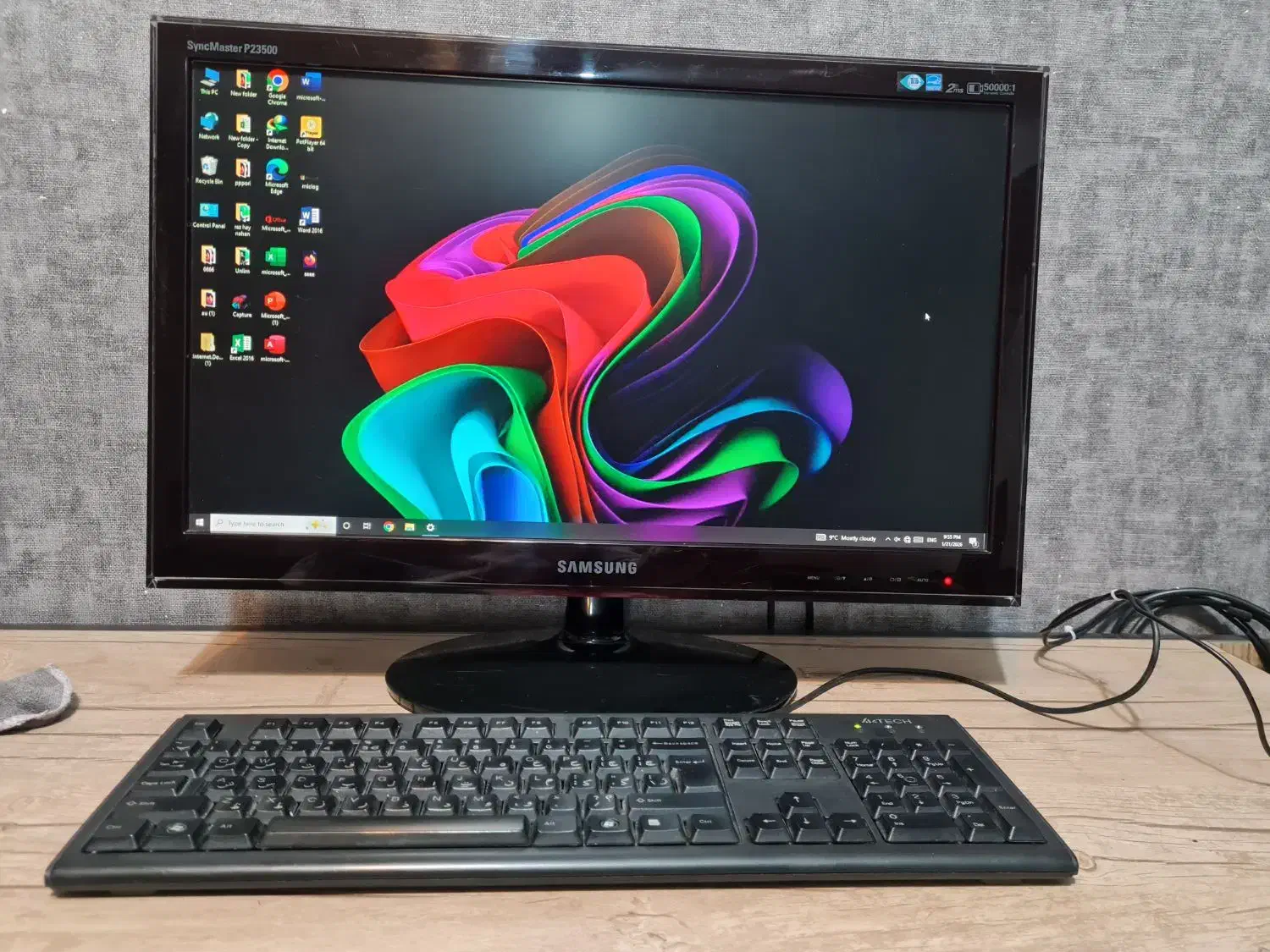 مانیتور ۲۴ اینچ فول اچ دی samsung|قطعات و لوازم جانبی رایانه|رودهن, |دیوار