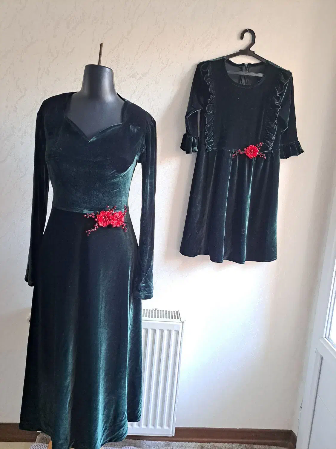 پیراهن ست دختر ومادر|لباس|مشکین‌دشت, |دیوار