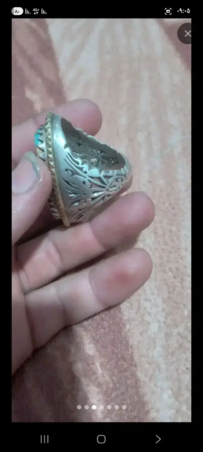 انگشتر فیروزه درشت|زیورآلات و اکسسوری|شاهدشهر, |دیوار