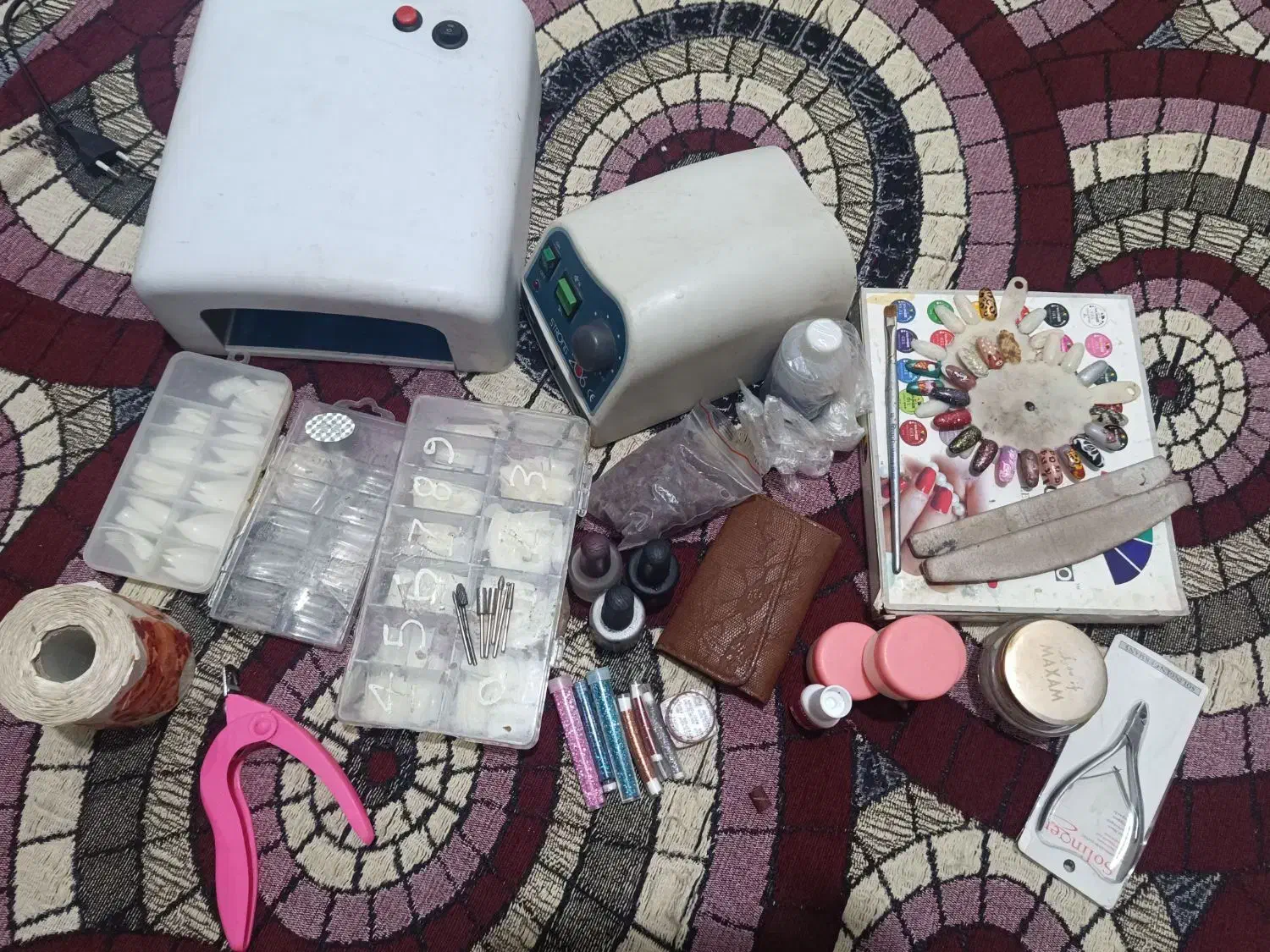 وسایل کاشت ناخن|آرایشی، بهداشتی، درمانی|سامان, |دیوار