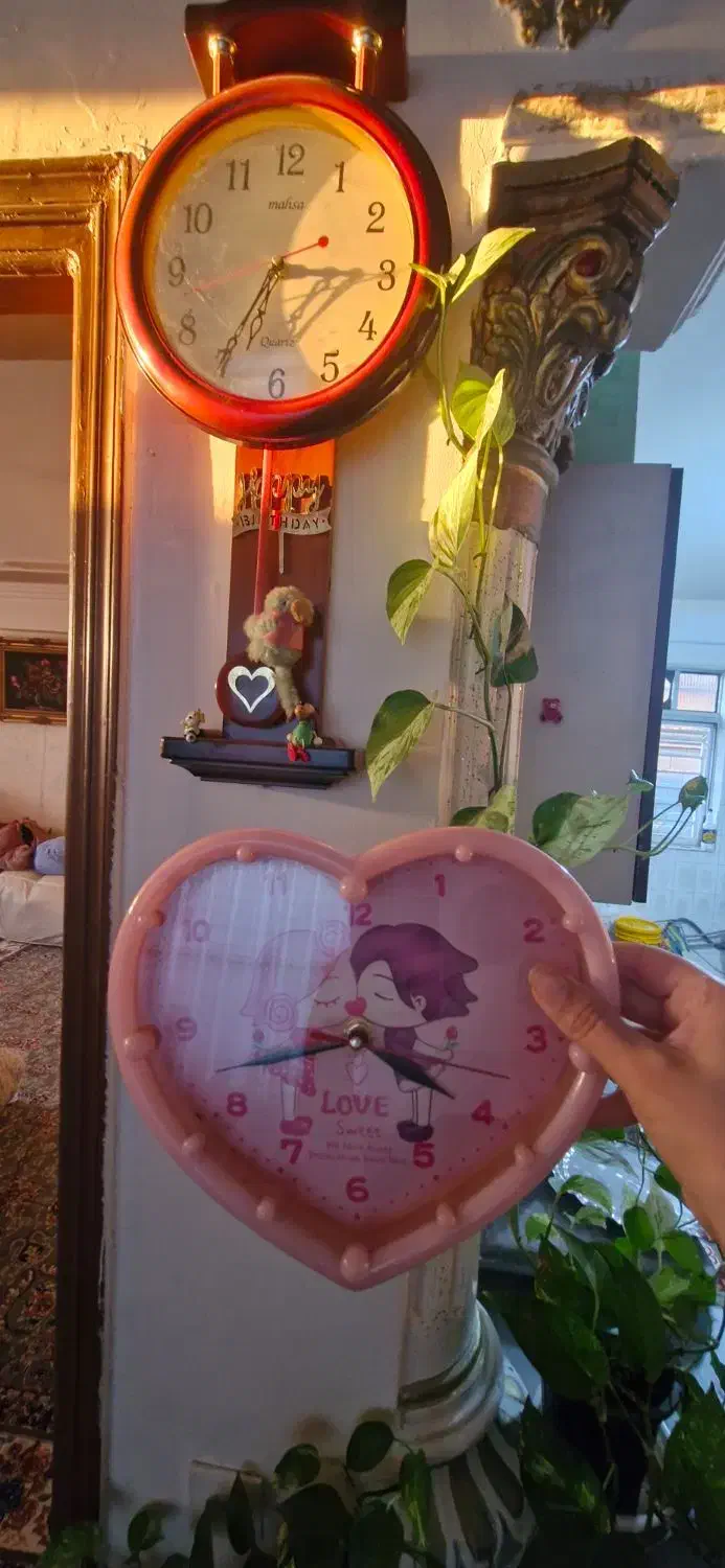 لوازم منزل ساعت دیواری گلدان|ساعت دیواری و تزئینی|آمل, |دیوار