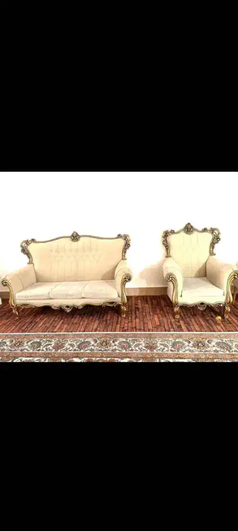 فروش مبل ۹نفره سلطنتی|مبلمان خانگی و میز عسلی|رامهرمز, |دیوار