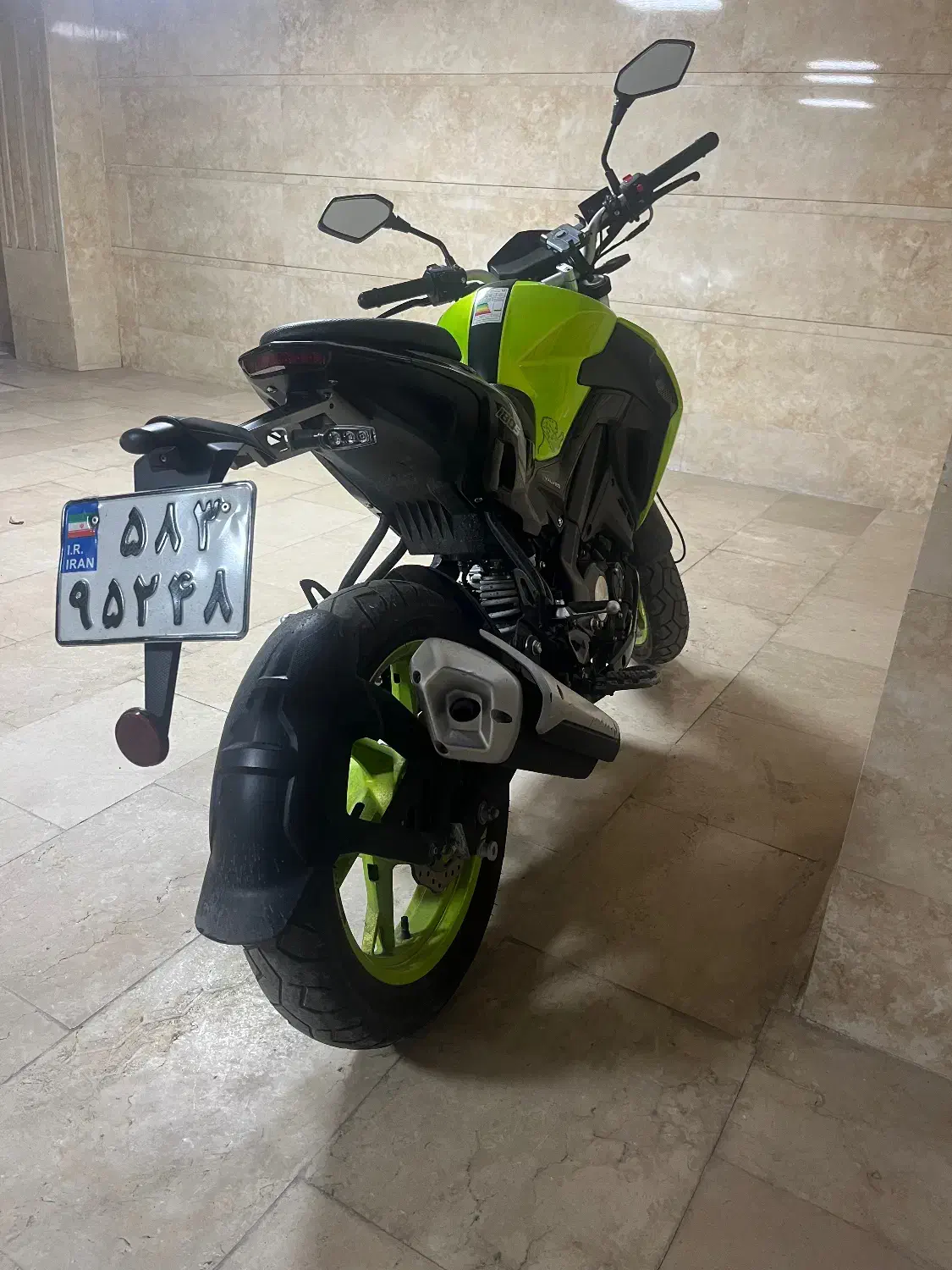 بنلی ۱۸۰ سبز فسفری|موتورسیکلت|رشت, دیلمان|دیوار