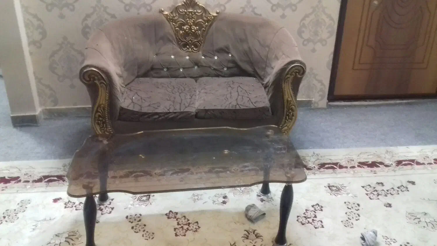 فروش یک دست مبل 7 نفره|مبلمان خانگی و میز عسلی|فیروزکوه, |دیوار